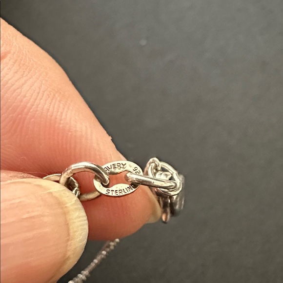 James Avery Forged Link Sterling Silver Charm Bracelet - Picture 6 of 6